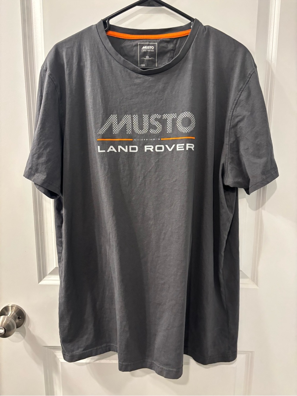 Musto Land Rover Men's Charcoal Logo T-Shirt XXL